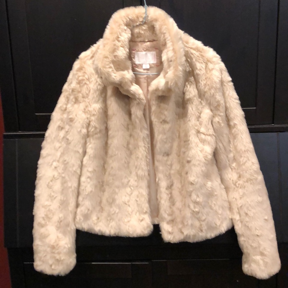 Xhiliration Faux Fur Jacket